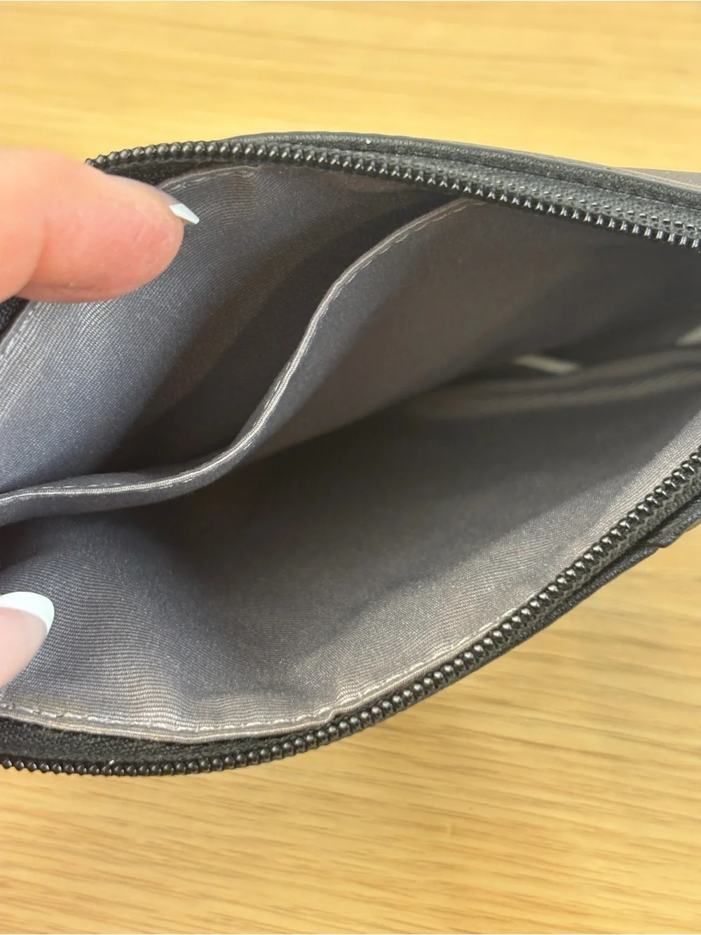 Y2K Coach Black Leather Wristlet‎ Clutch